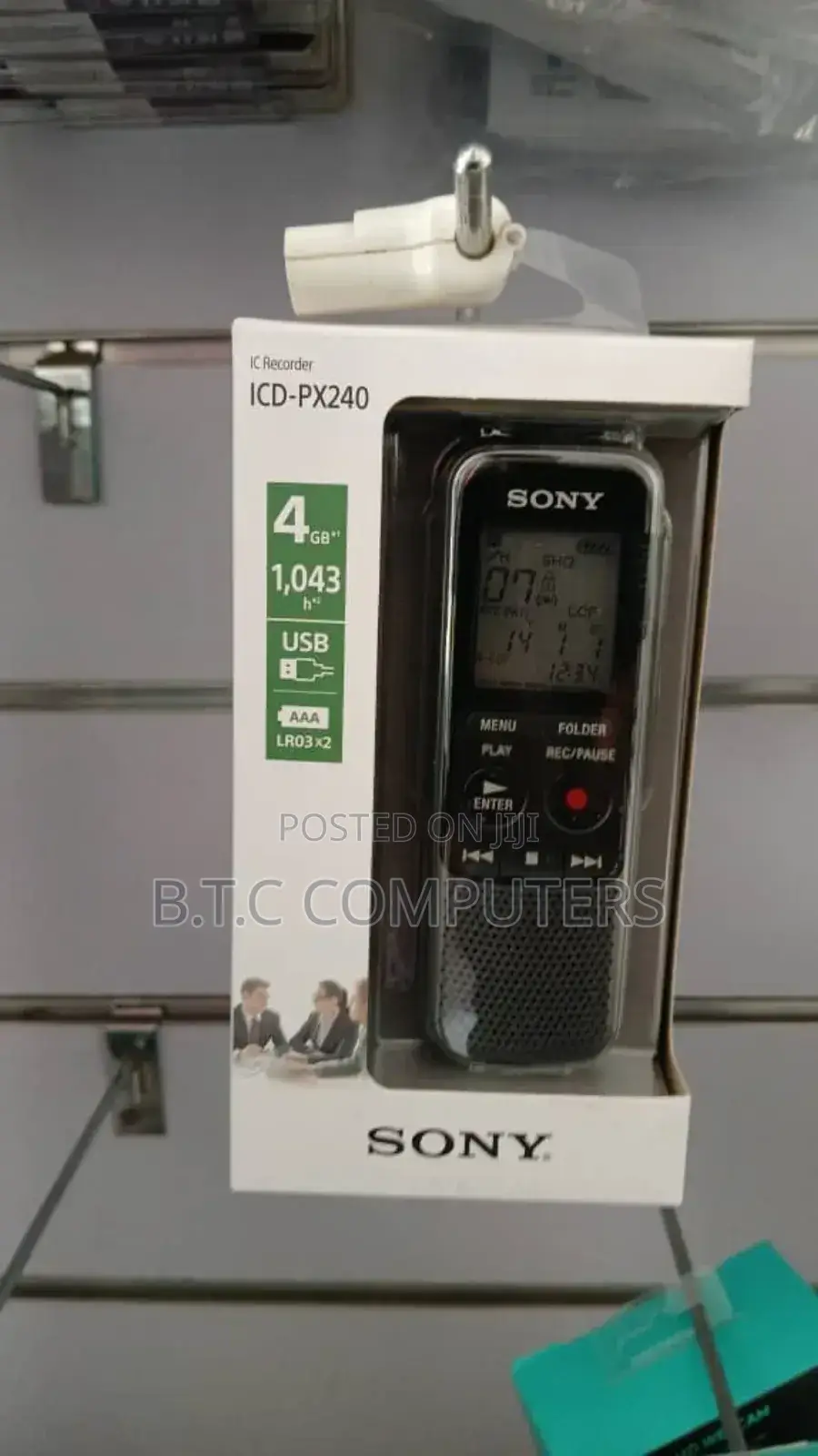 Original Sony Voice Recorder Icd-Px240