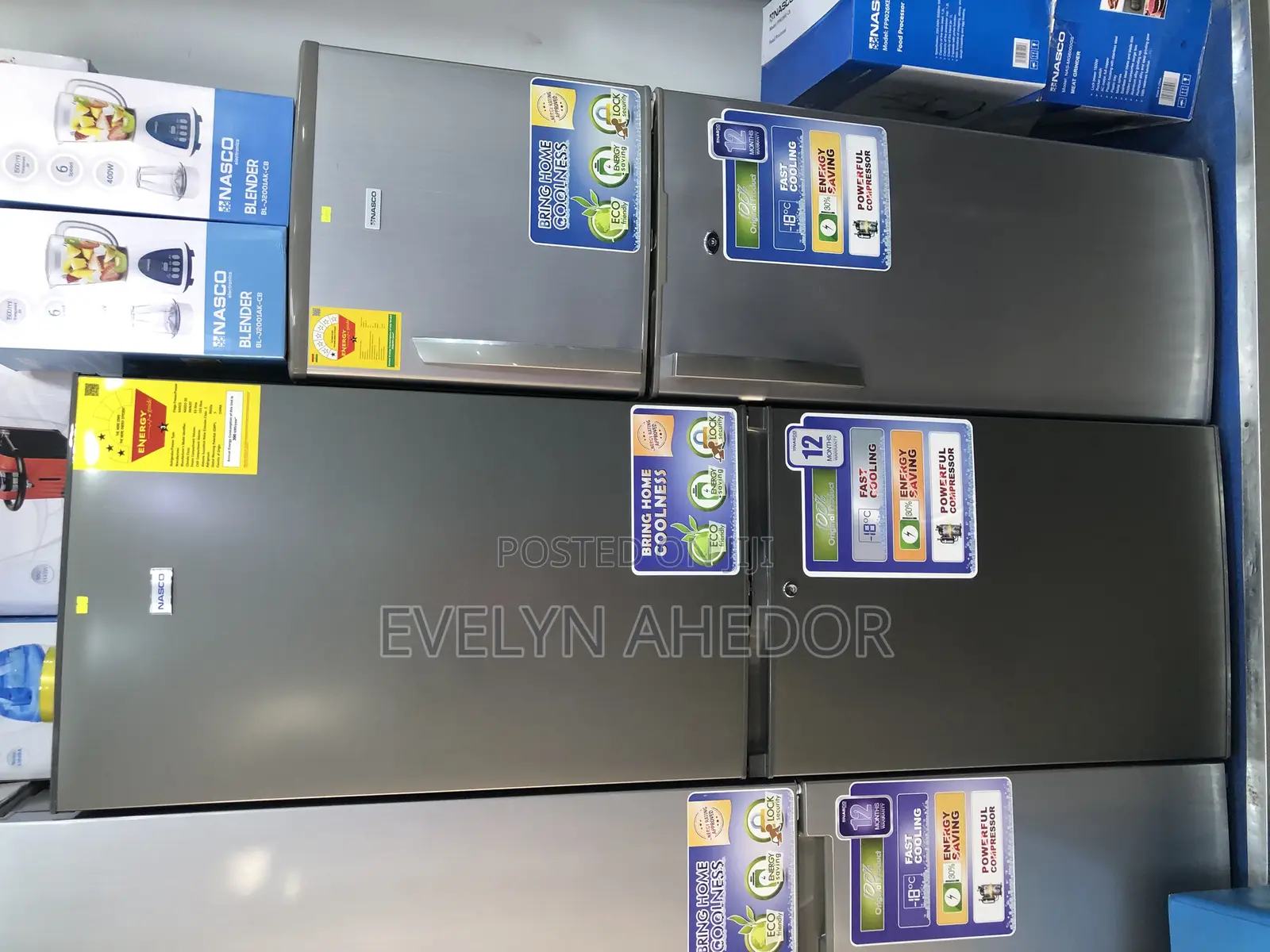 Affordable Nasco Bottom Freezer With Lock 258 Liters for Sal