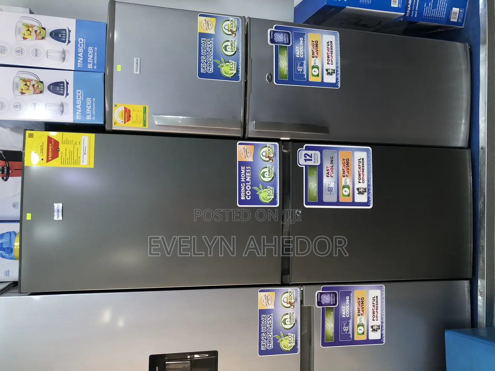 Affordable Nasco Bottom Freezer With Lock 258 Liters for Sal
