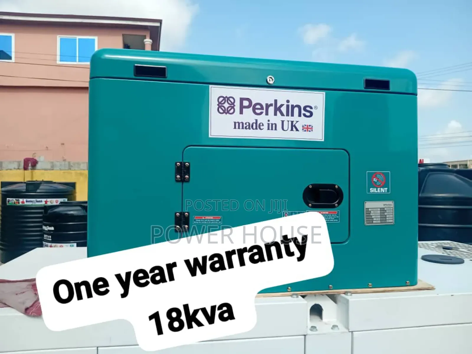 Hassle Free 18kva Perkins Diesel Silent Generator 18kva Uk