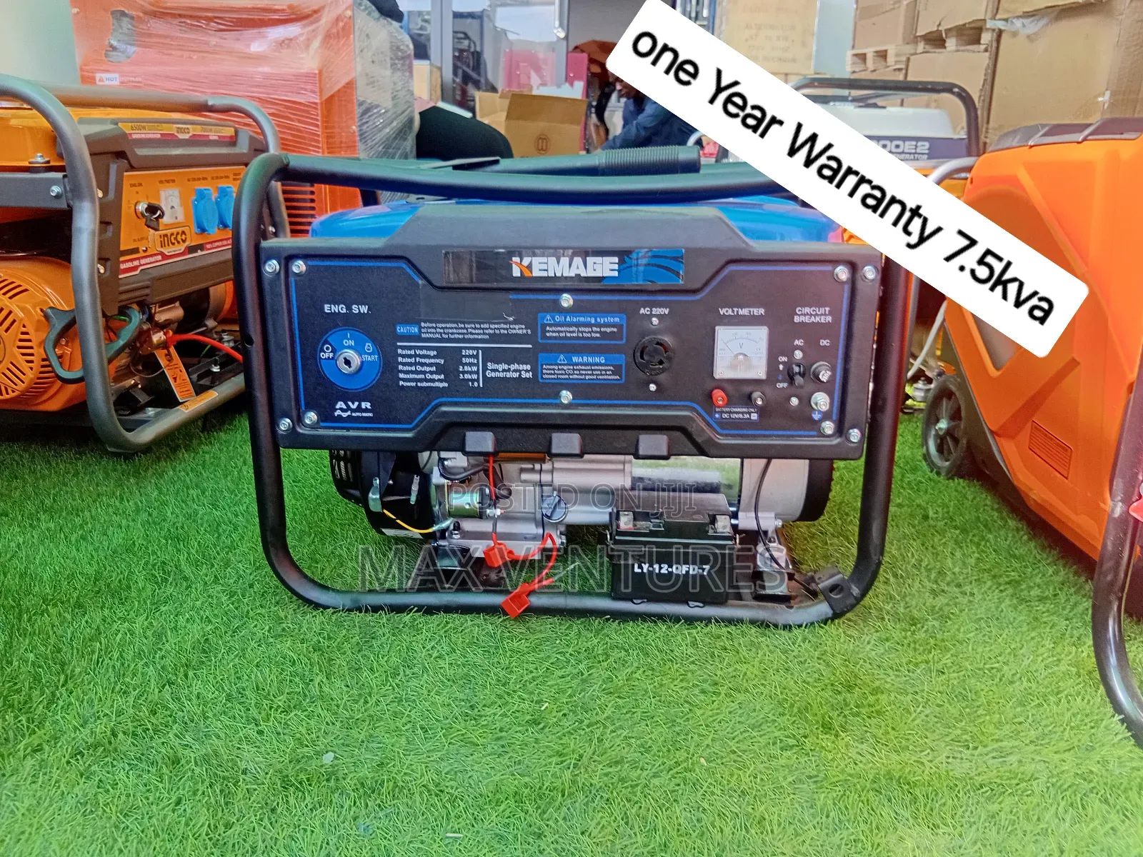 7.5kva Keystart Generator Keystart 7.5kva Generator