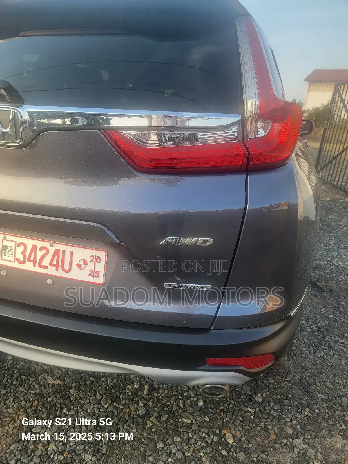 Honda CR-V Touring AWD 2019 Gray