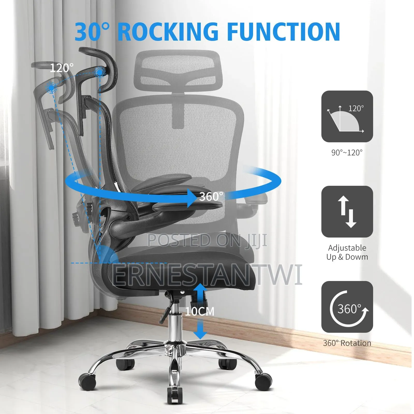 Ergonomic Luxury Mesh Chair From Ximstar, Uk