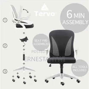 Foldable Ergonomic Office Chair From Trevo, Uk