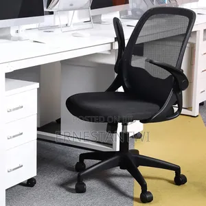 Office Chair With Foldable Armrest