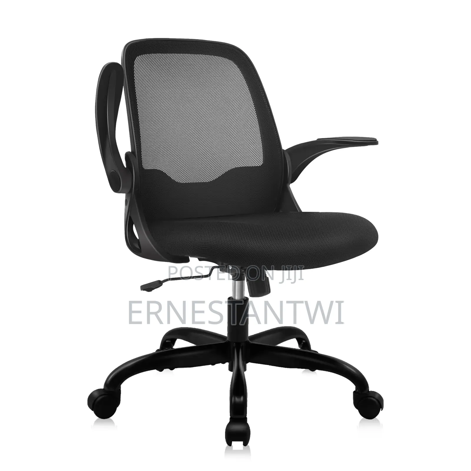 Office Chair With Foldable Armrest