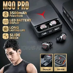 New M90 Pro Wireless Earbuds – Clear Sound Long Battery