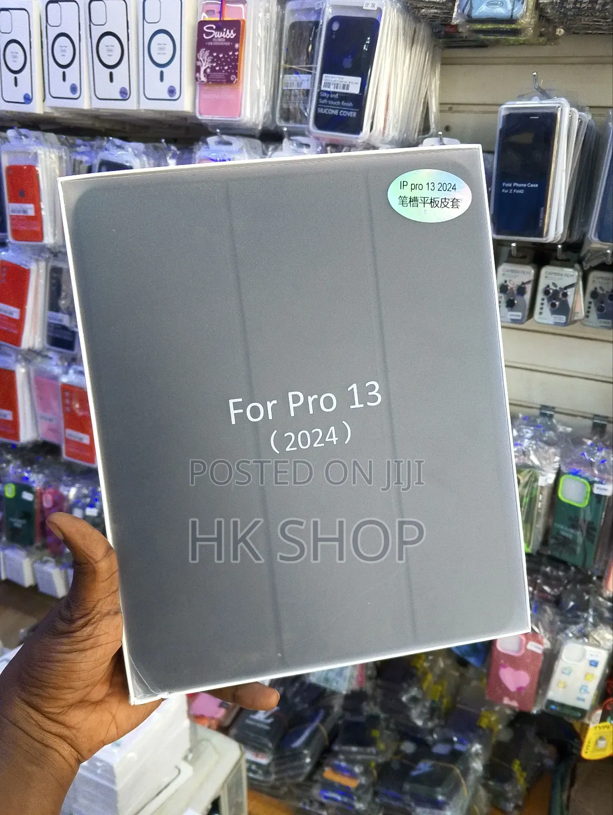 Smart Cover Case for iPad Pro 13 With Pencil Space - Black
