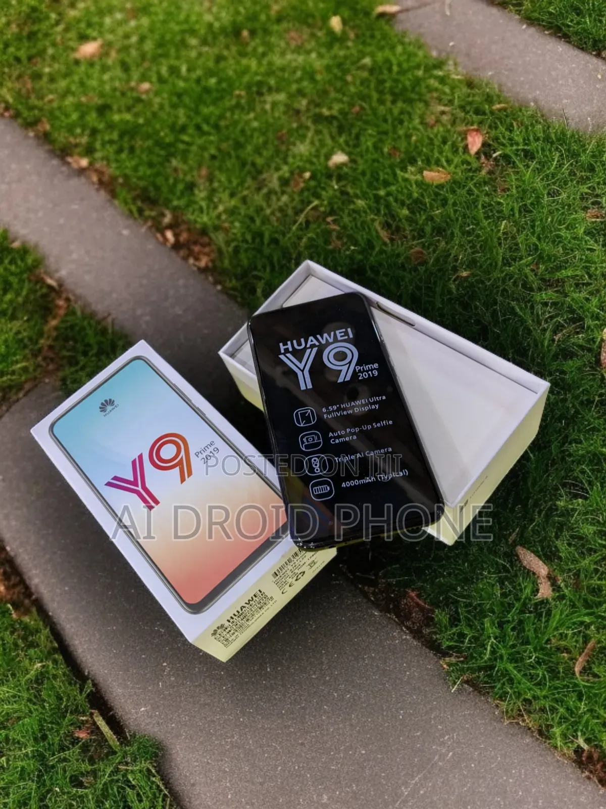 New Huawei Y9 Prime 2019 128 GB Gray