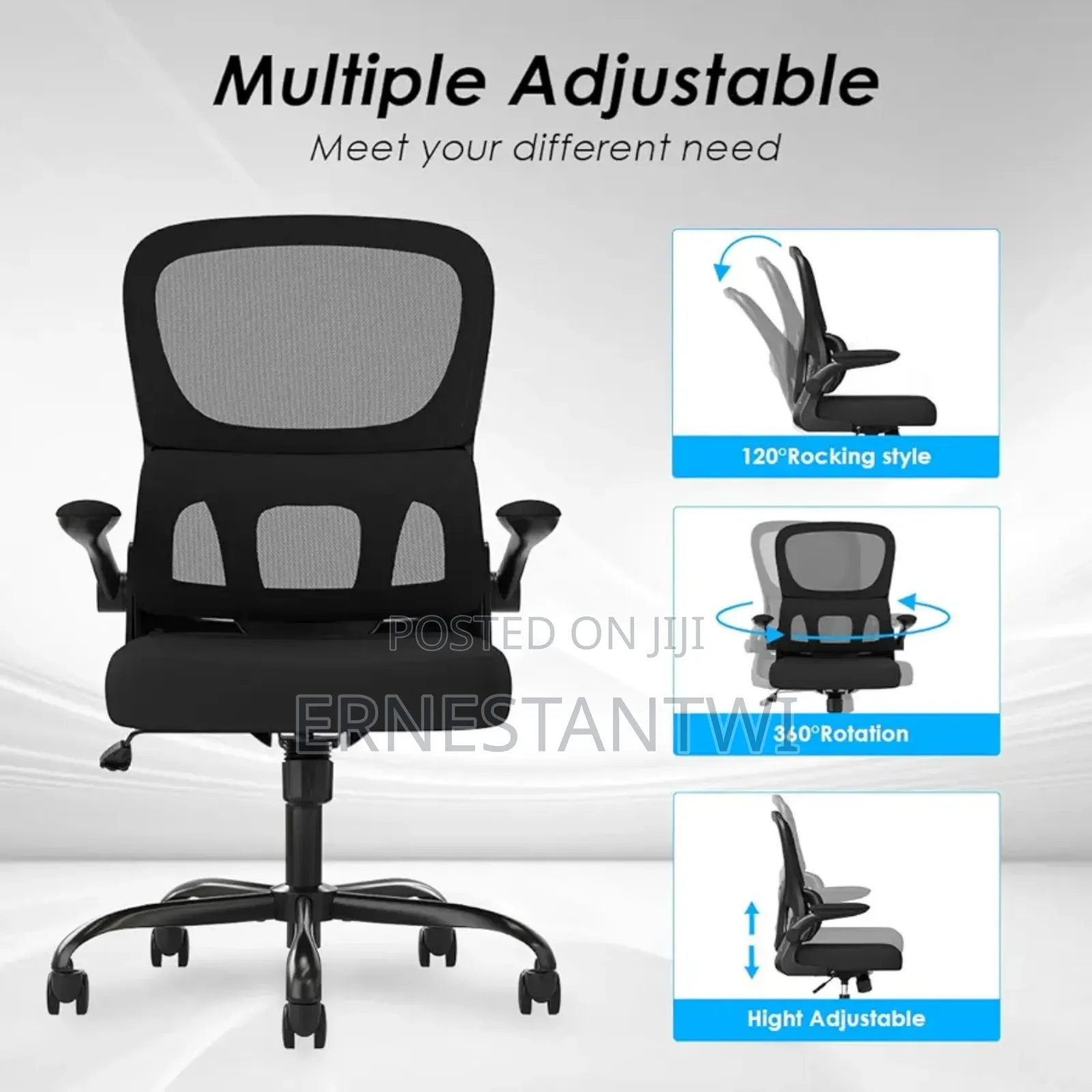 High Back Ergonomic Chair From Farini, Uk