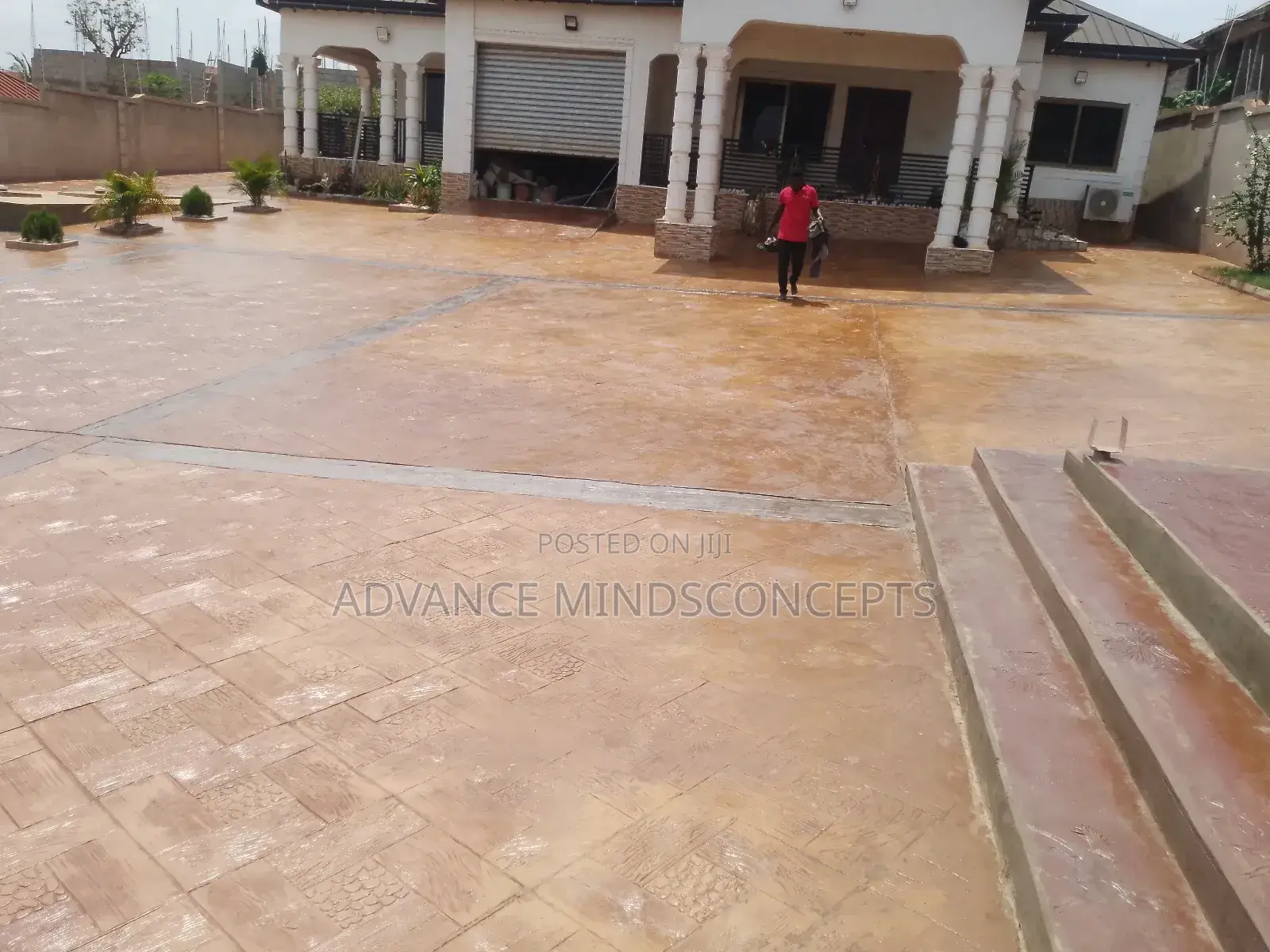 Floor Decorative Concrete Work