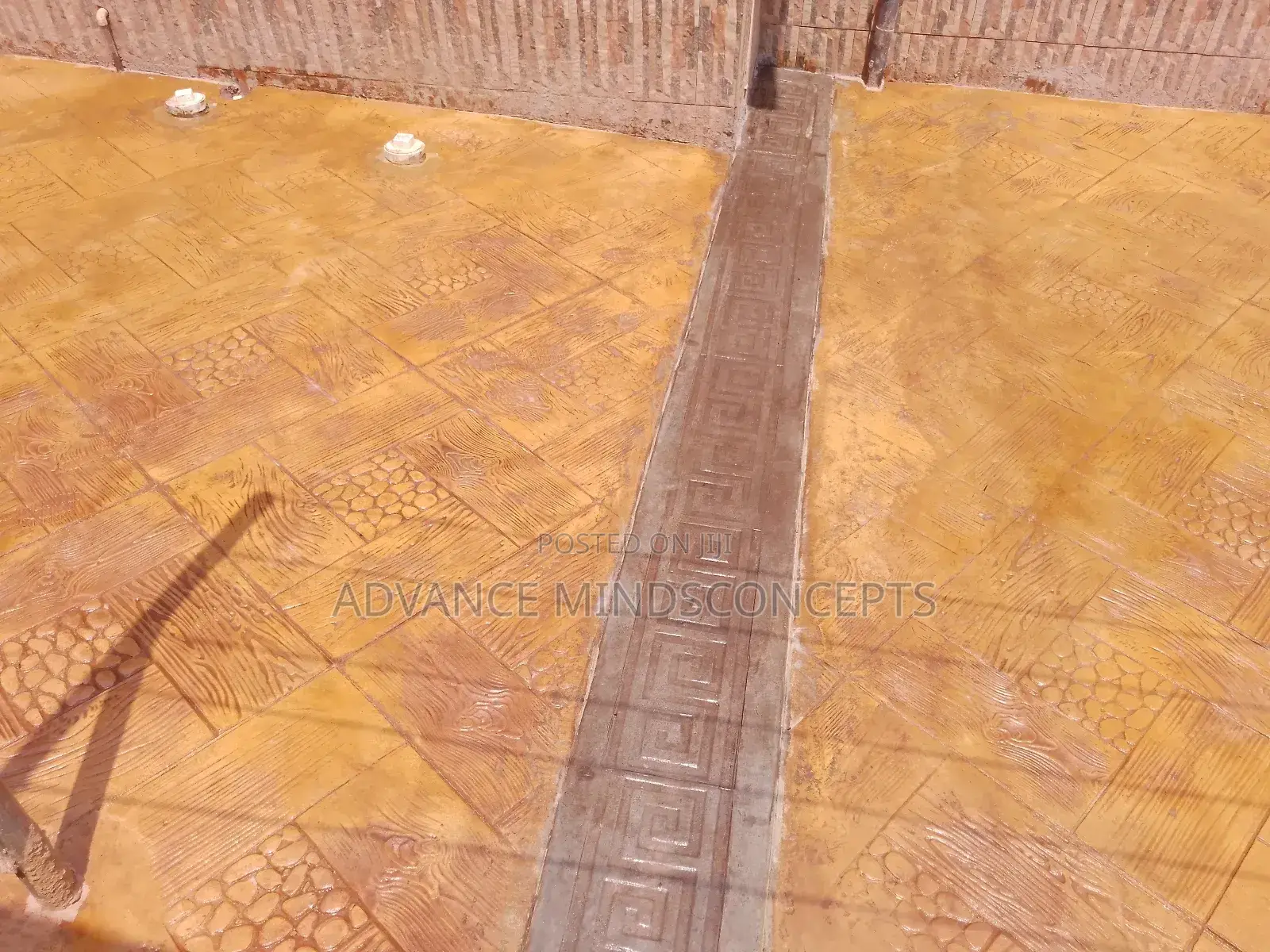 Floor Decorative Concrete Work