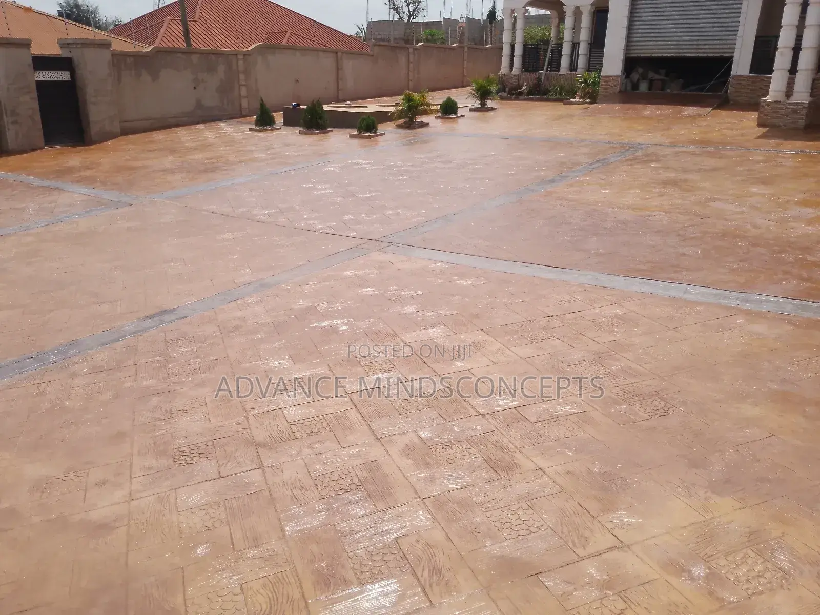 Floor Decorative Concrete Work
