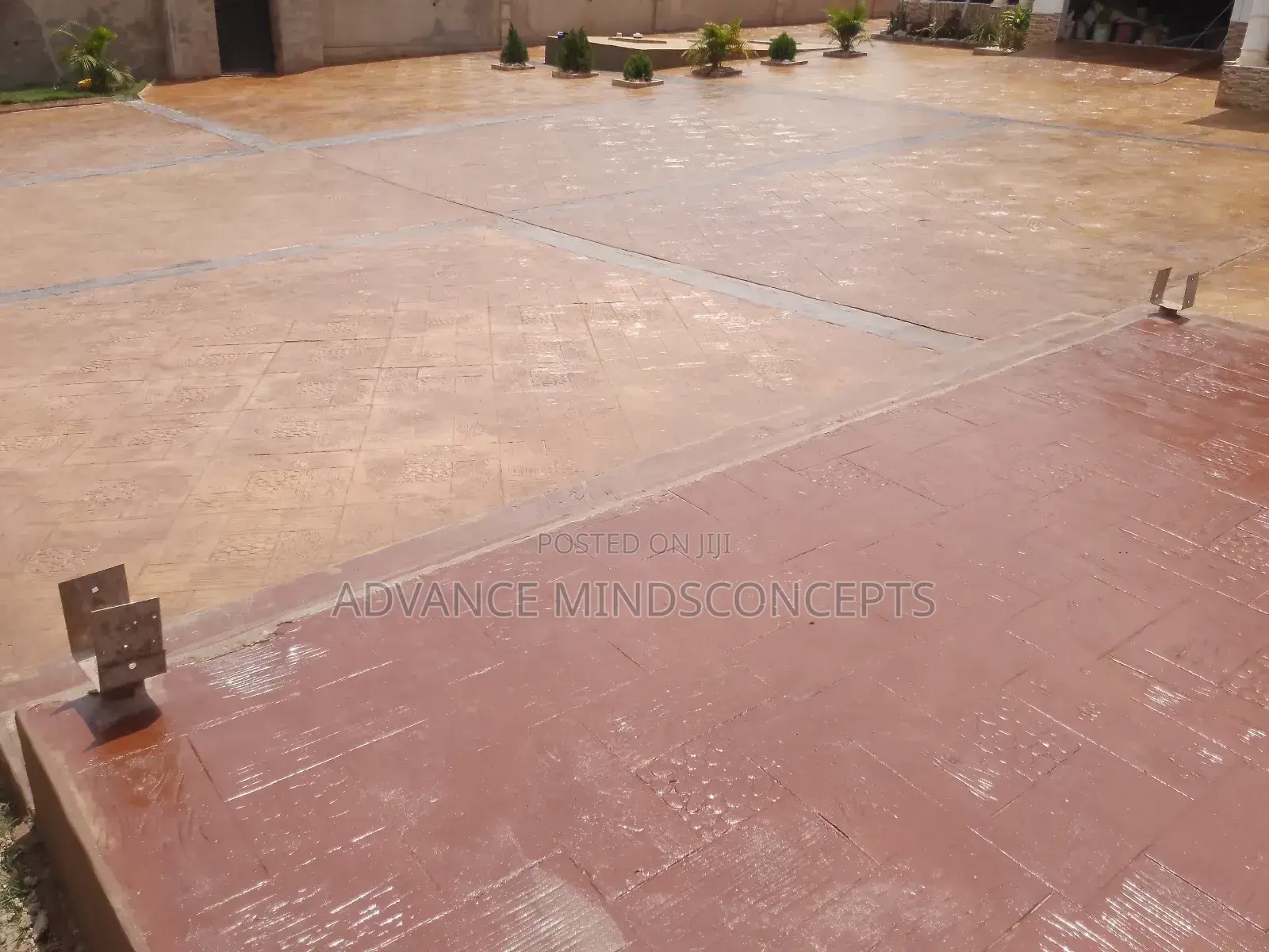 Floor Decorative Concrete Work