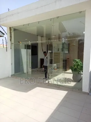Frameless Glass Partition Door