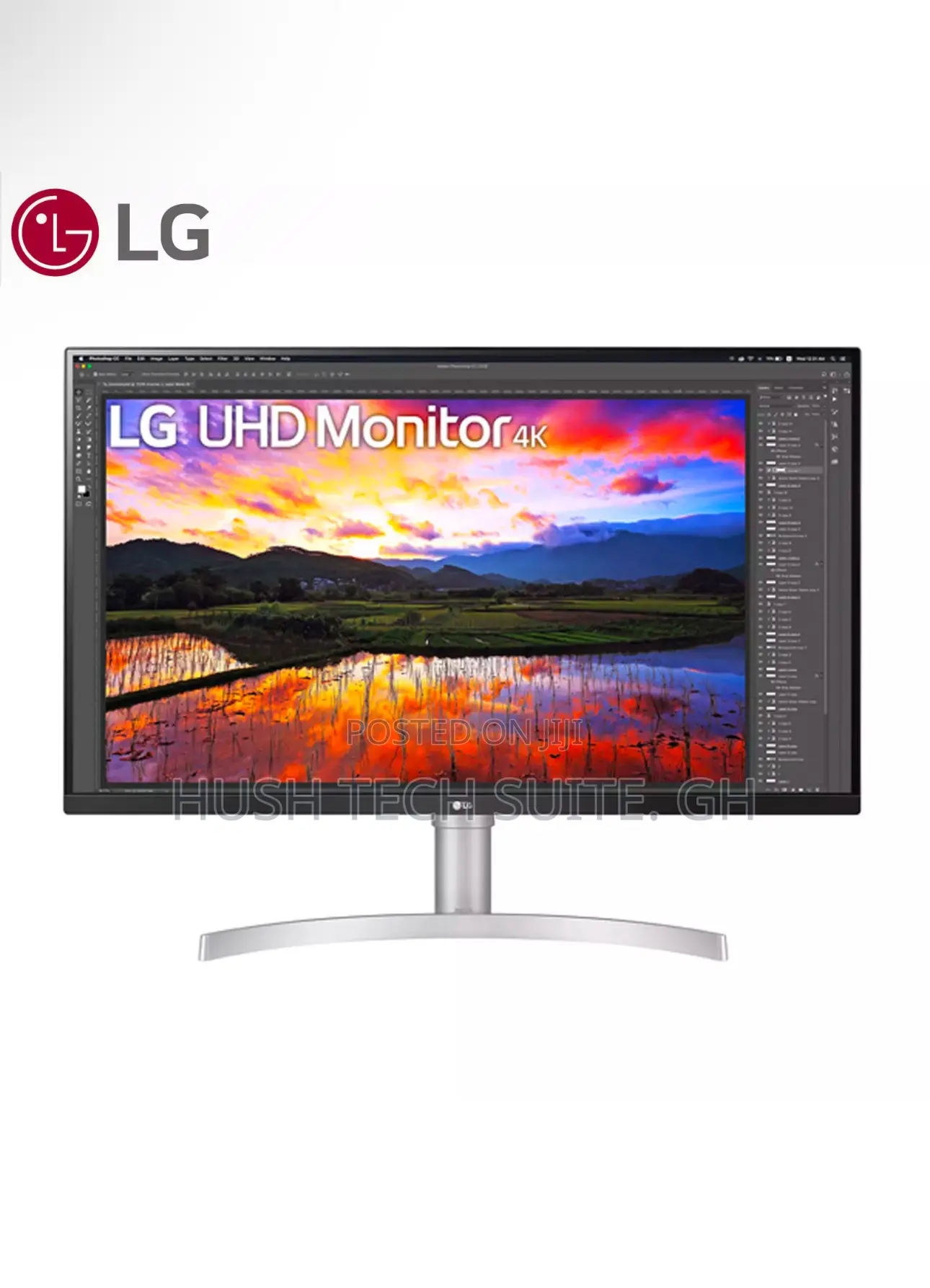 32” Lg 3840 X 2160 Uhd Ips Ultra Wide Monitor.