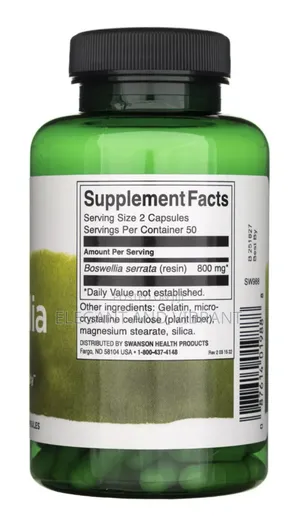 Boswellia (Frankincense) Forte 800 Mg - 60 Capsules
