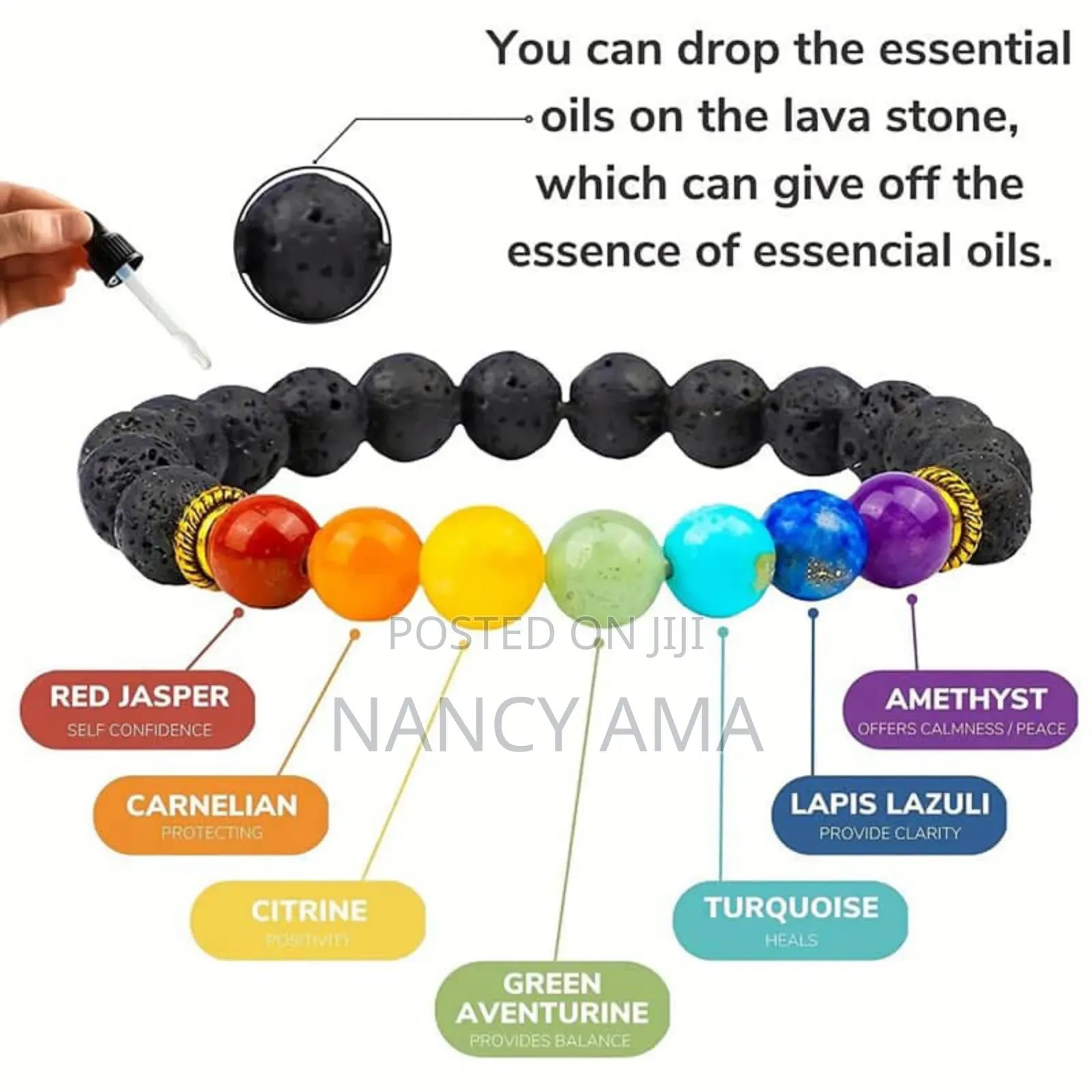 Chakra Natural Healing Bracelet and Necklace