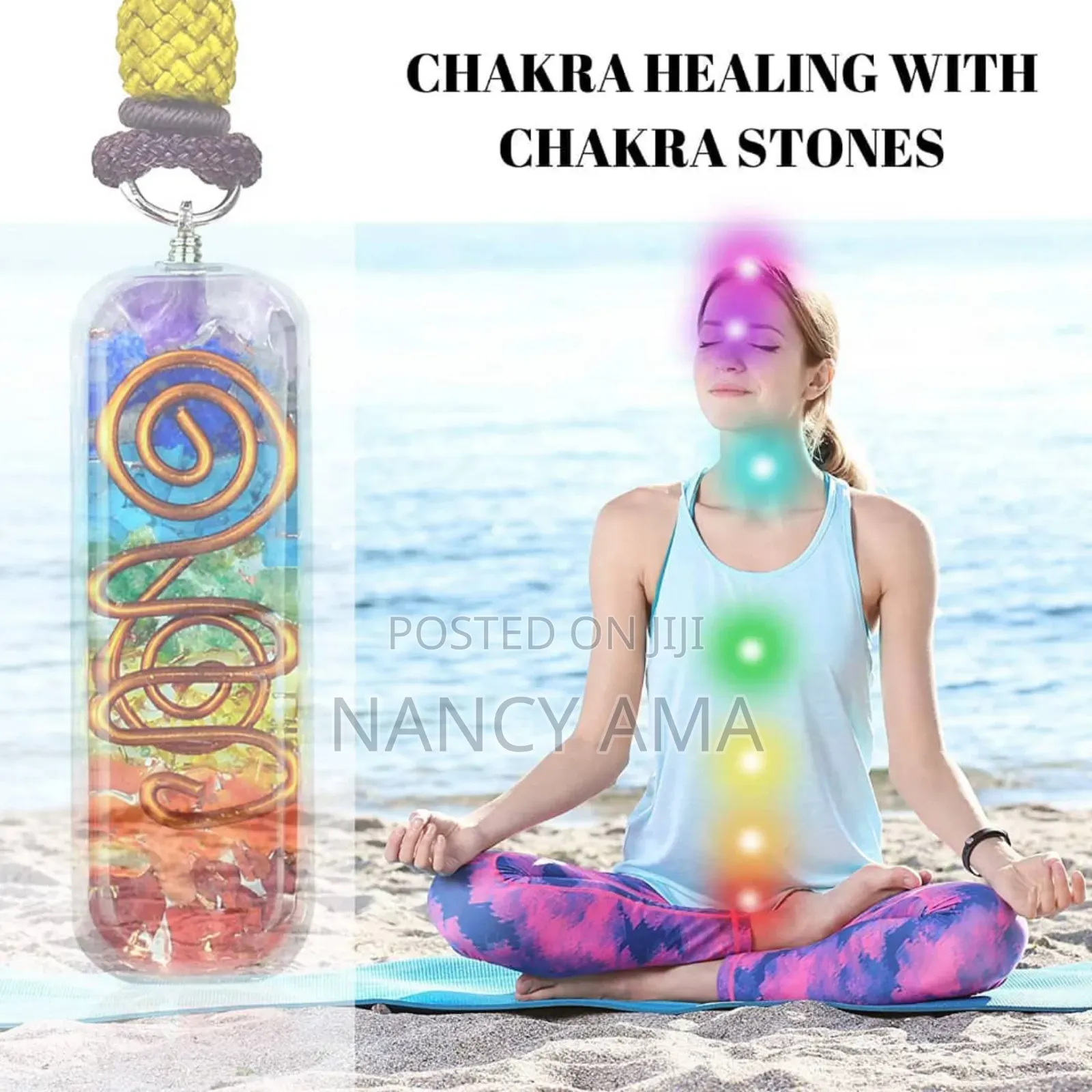 Chakra Natural Healing Bracelet and Necklace