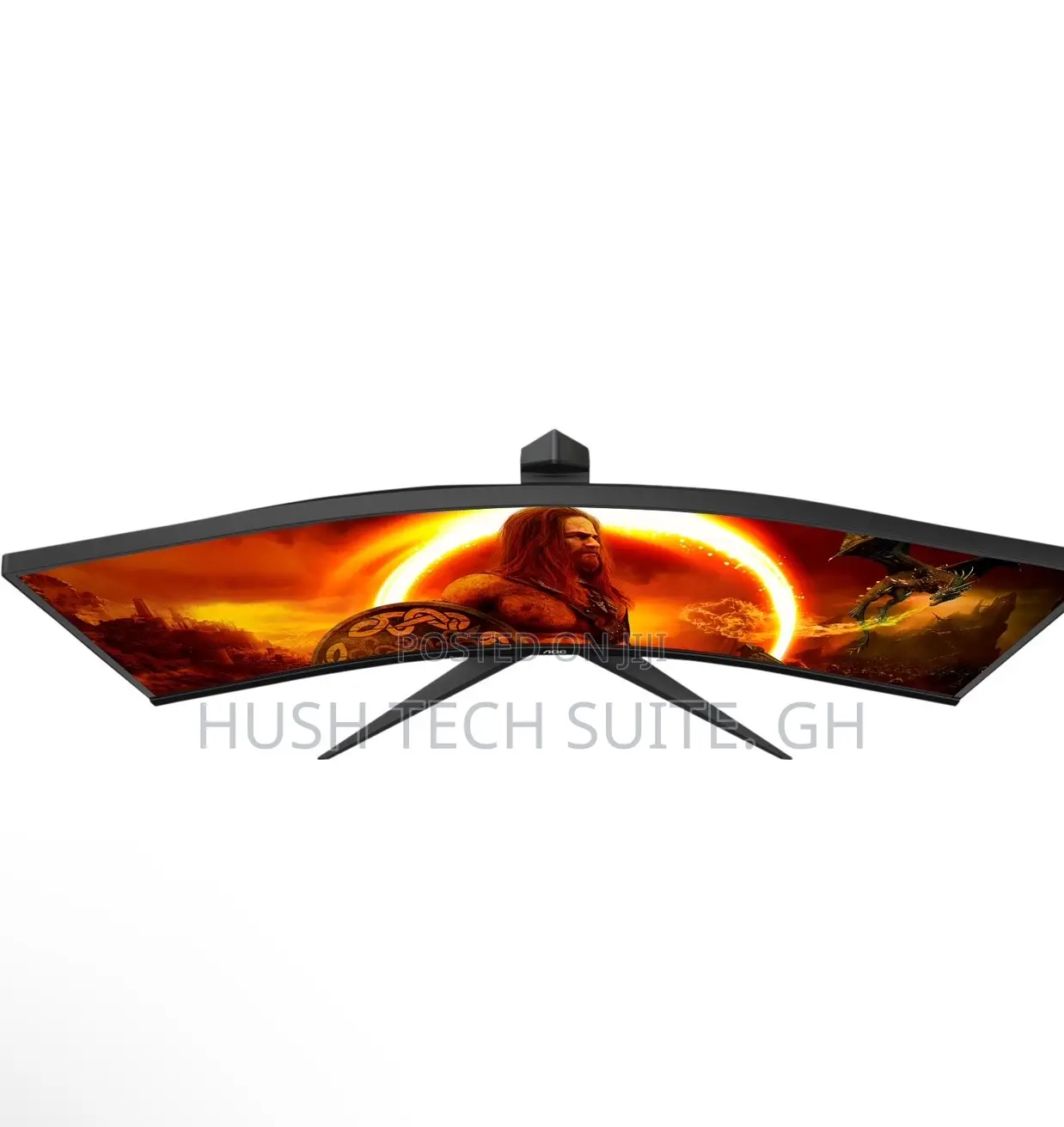 34” Aoc 3440x1440 QHD Curved Ultra Wide Gaming Monitor 
