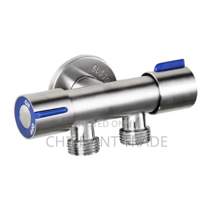 Double Angle Valve Silver