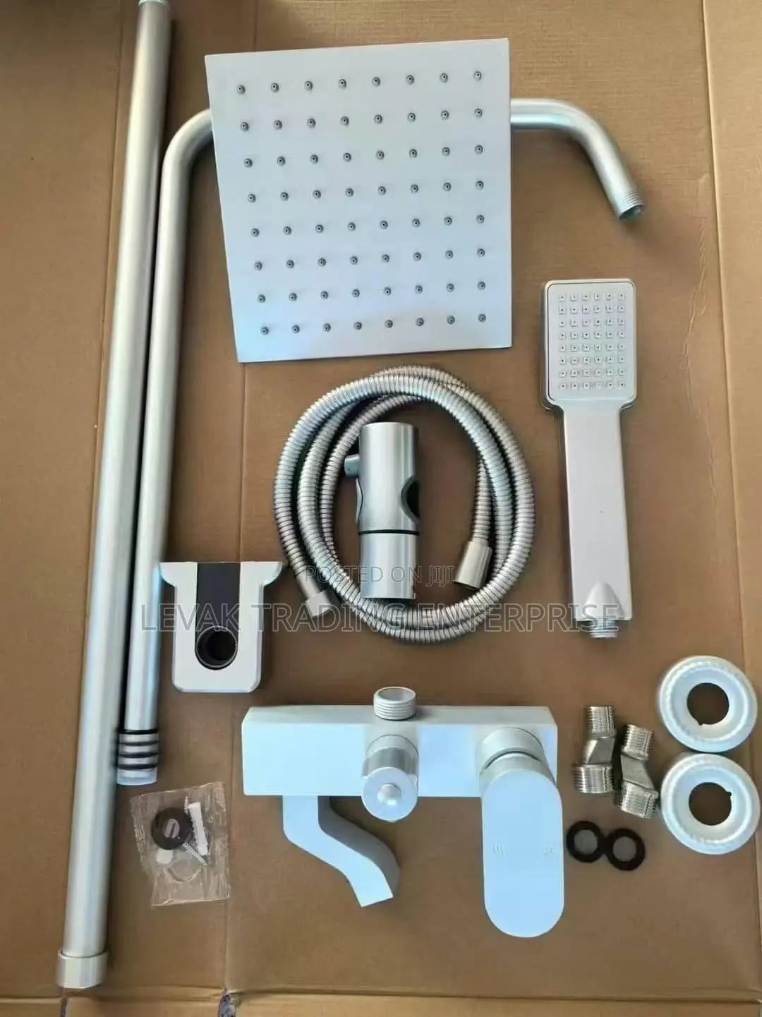 Aluminum Shower - 4 In1 Shower Black
