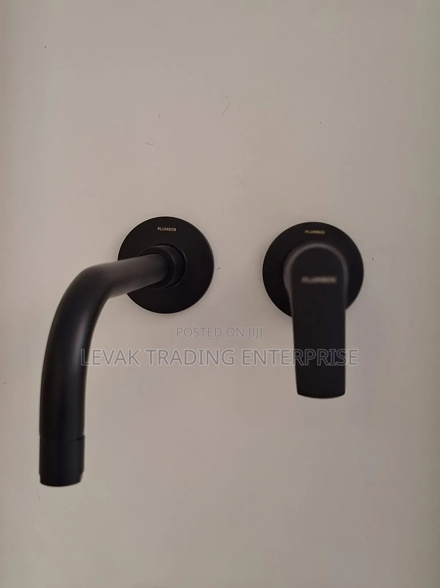 Black Basin Tap - Anti Rust Wall Tap - Basin Mixer