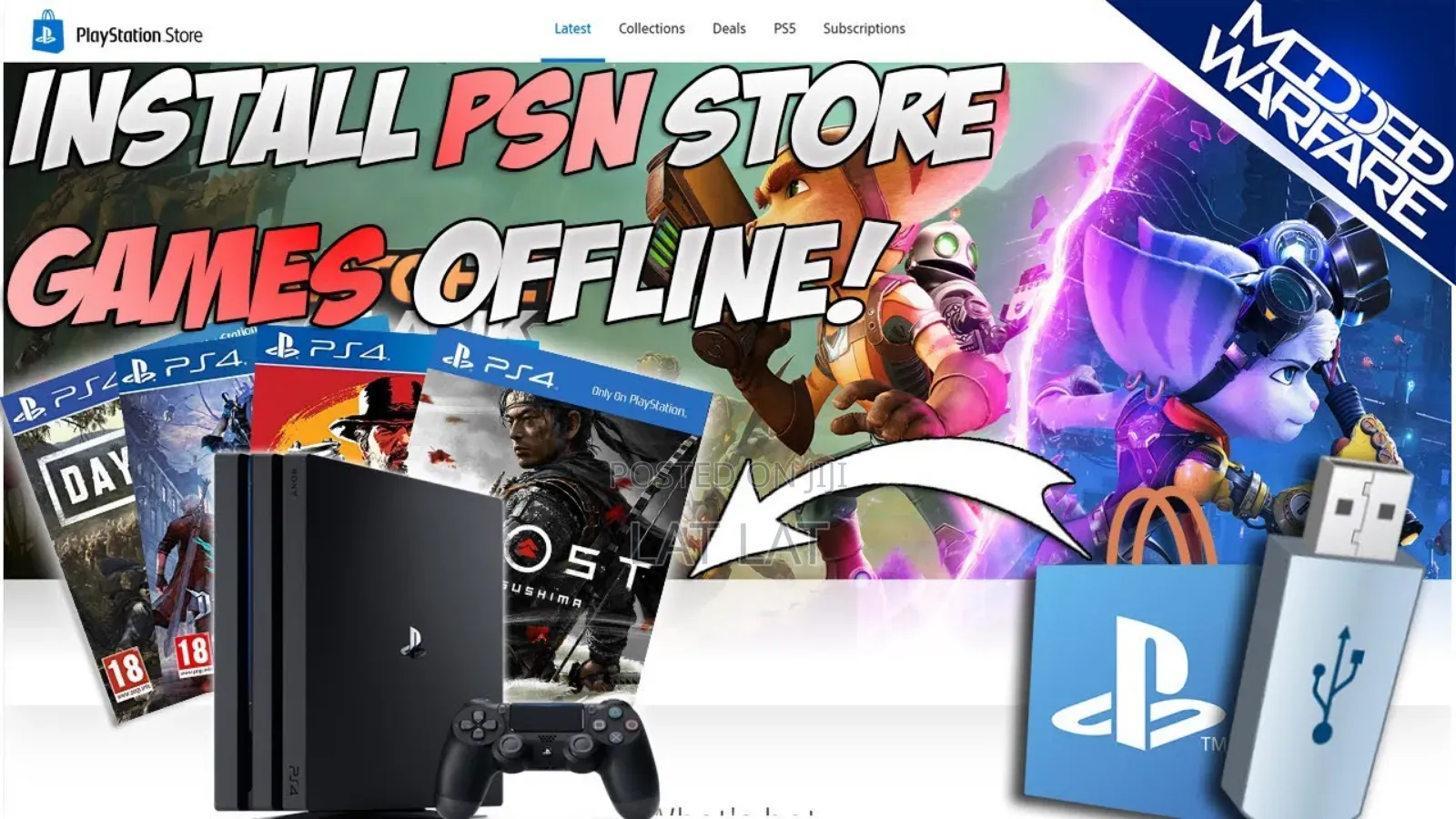 Ps4/Ps5 Offline Package Games Installation at Low Price