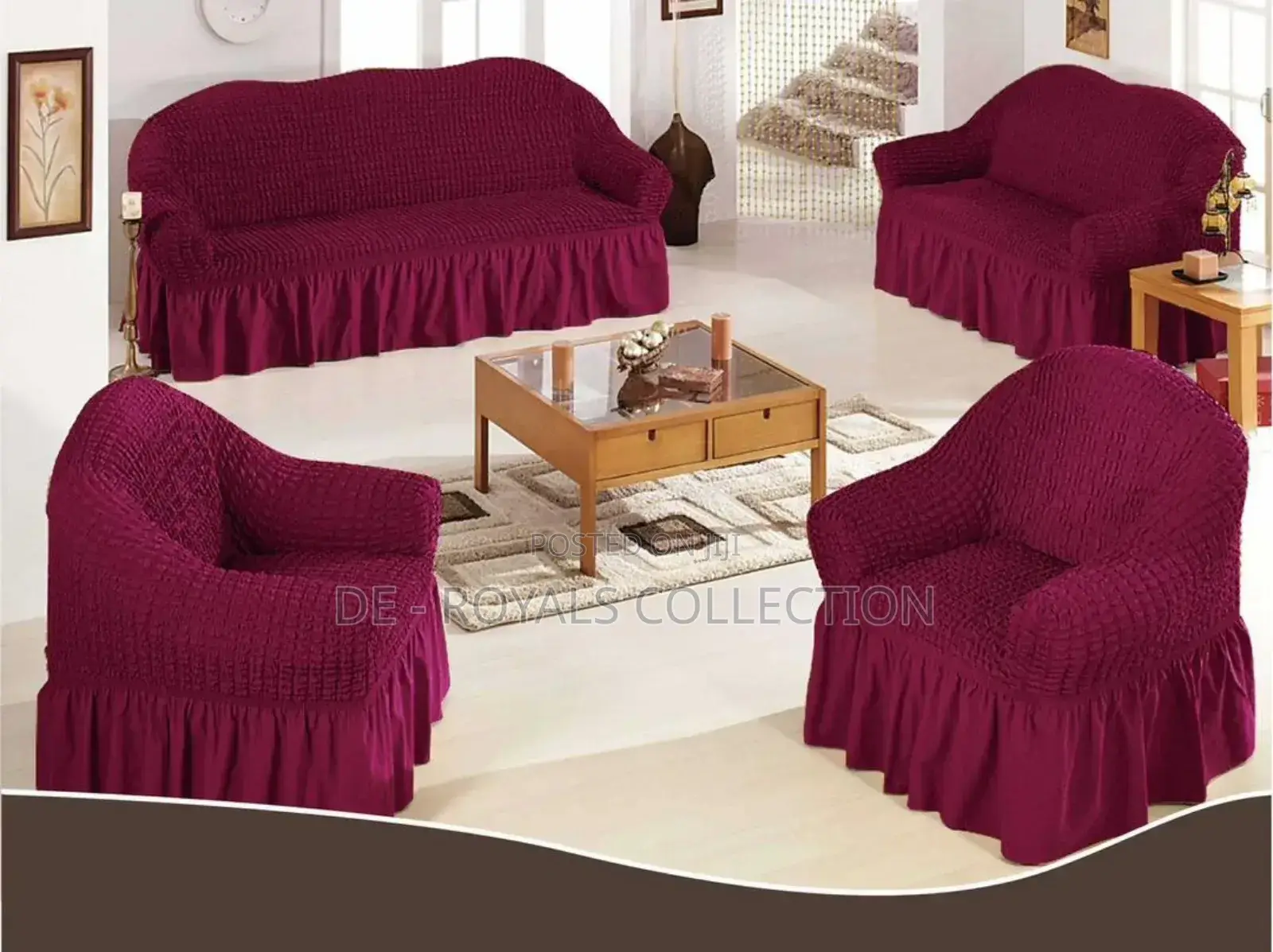 Classic Style Skirt Sofa Cover