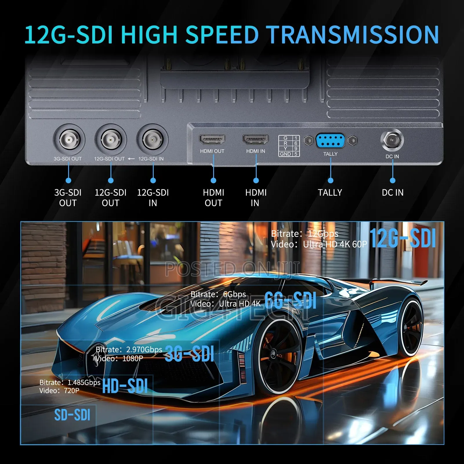 Feelworld S10 10.1 Inch 1200nit 12g Sdi Camera Field Monitor