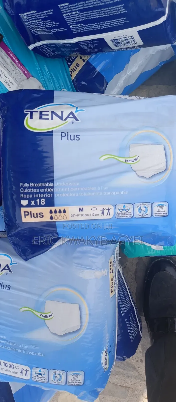 Tena Plus Pants 18 Count M