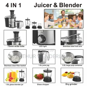 Avinas 4 in 1 Juicer and Blender