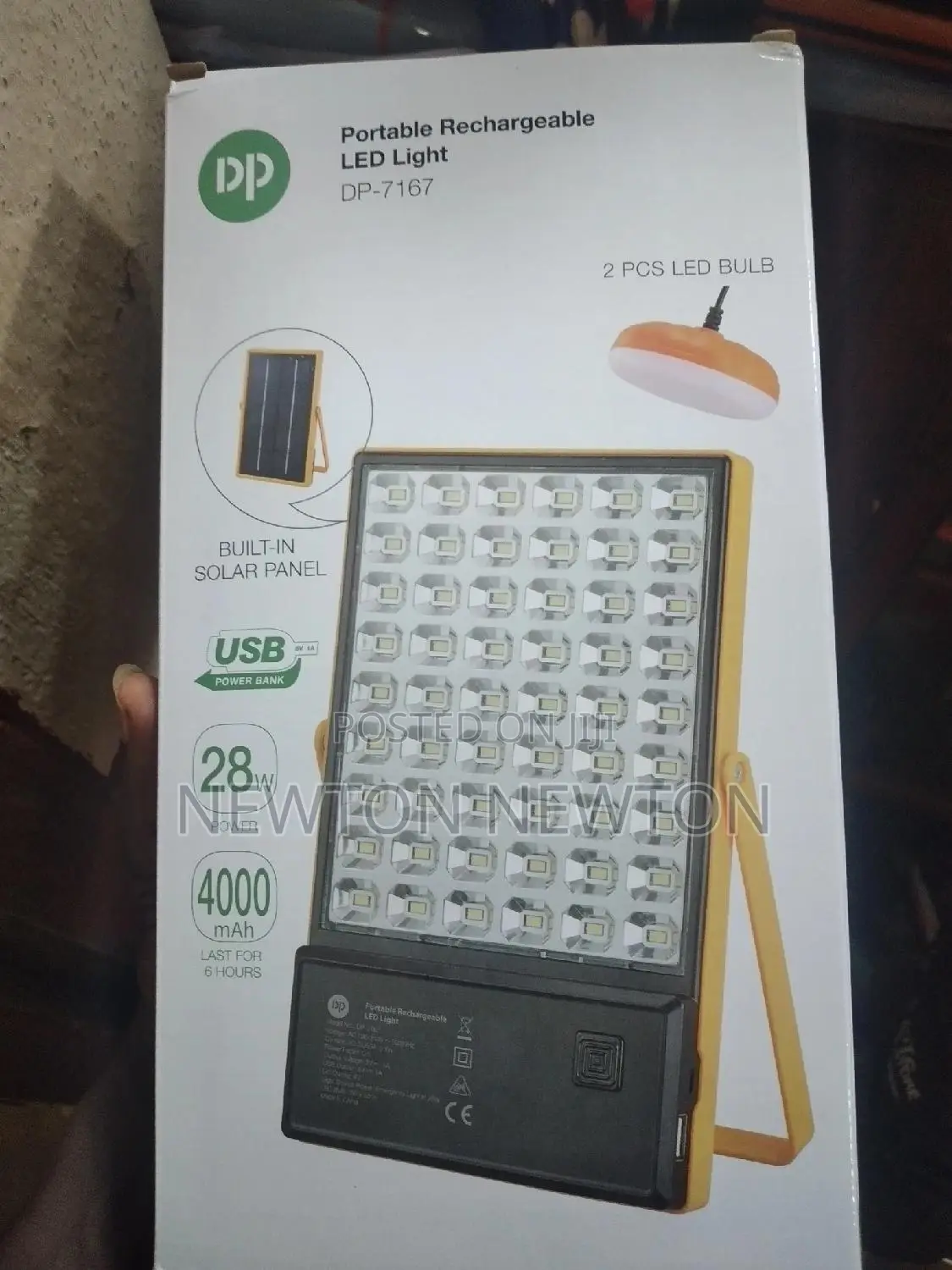 Rechargeable Solar Led Light