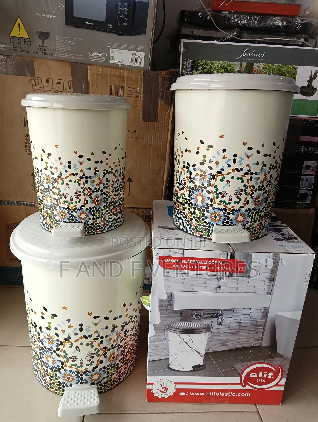 3 Sets of Waste Bin