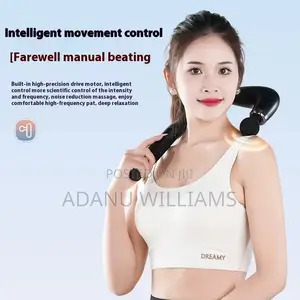 Portable Deep Tissue Massage Gun With 4 Replaceable Heads