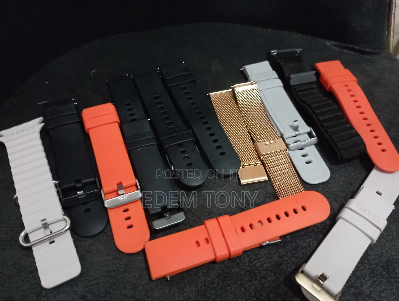 22" Silicone Metal Smart Watch Straps Available