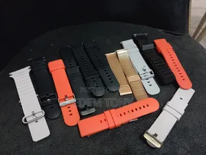22" Silicone Metal Smart Watch Straps Available