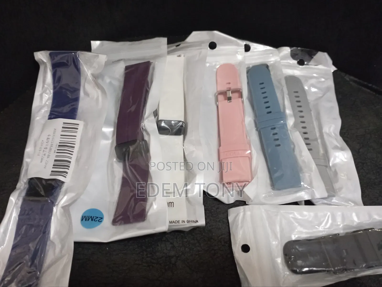 22" Silicone Smart Watch Straps Available