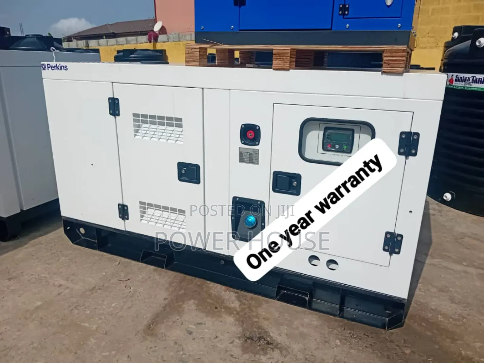 Free Installation 35kva 30kw Diesel Silent Perkins 35kca