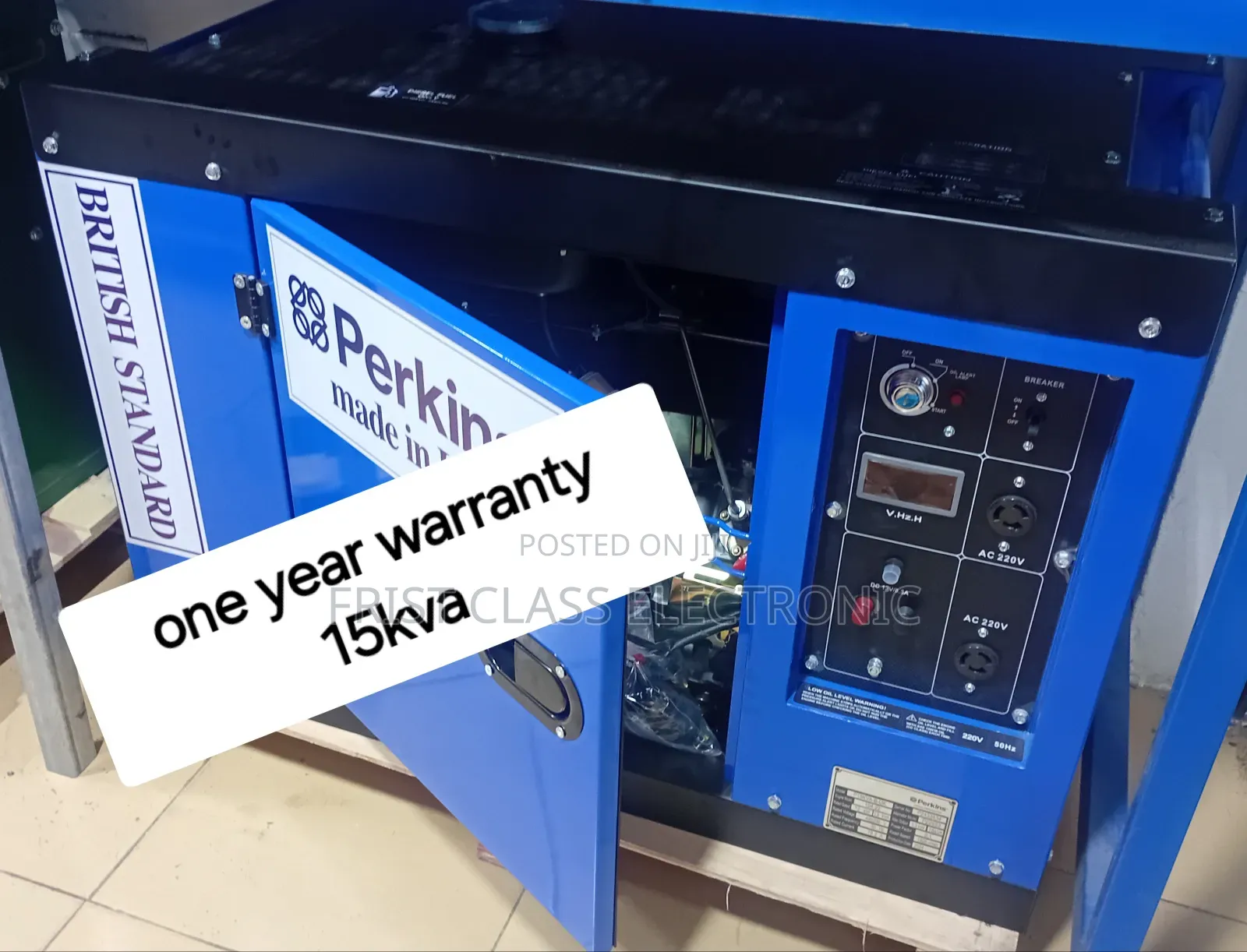 15kva Silent Diesel Genset With a Capacity of 16500watts