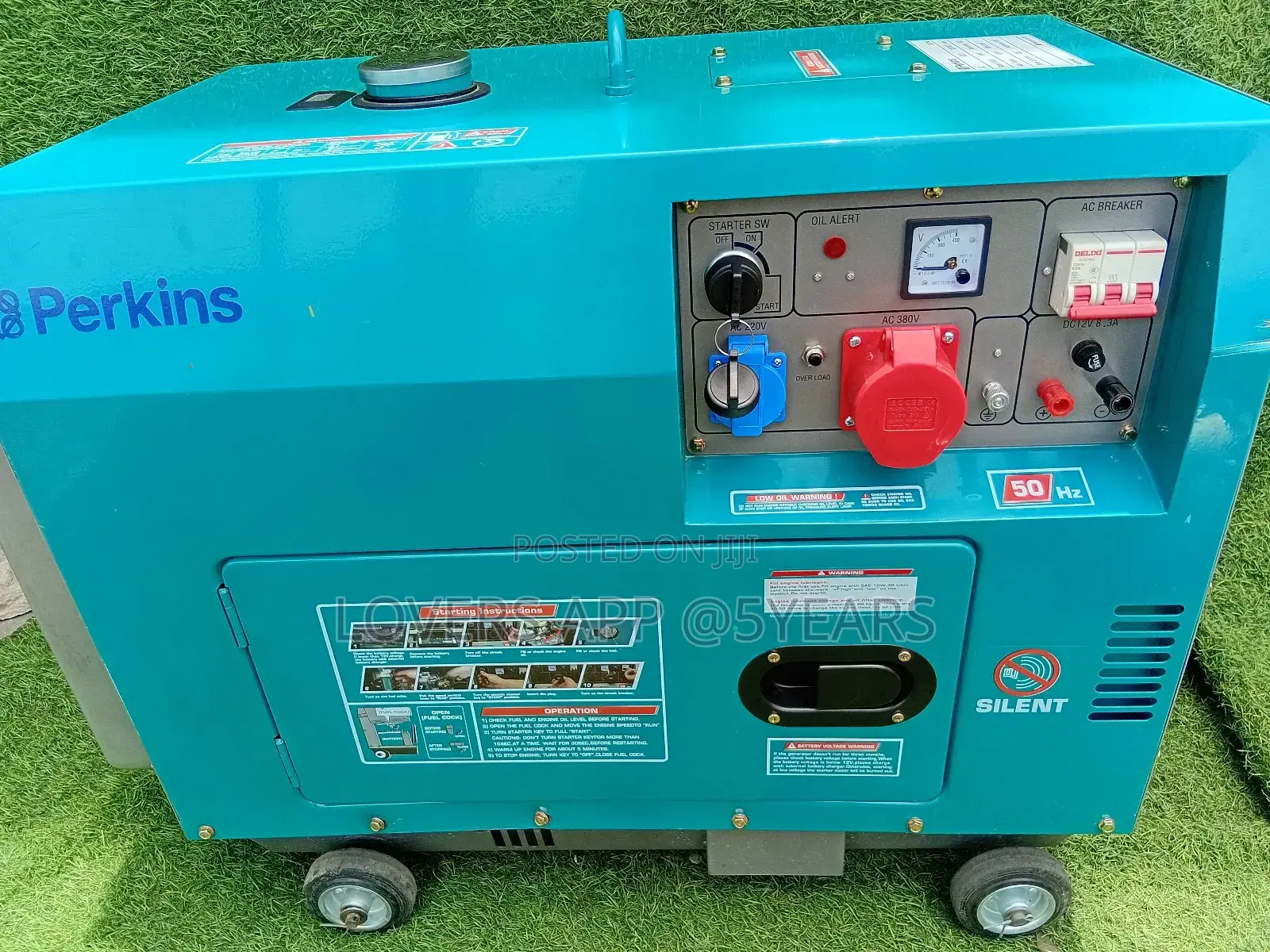16500w Ac Breaker Perkins 10kva Generator Diesel Engine