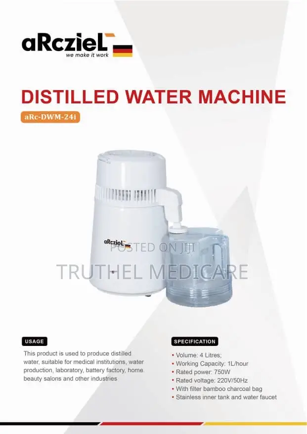 Portable Water Distillation Machine