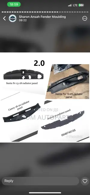 Hyundai Santafe Radiator Panel 2013 - 2021