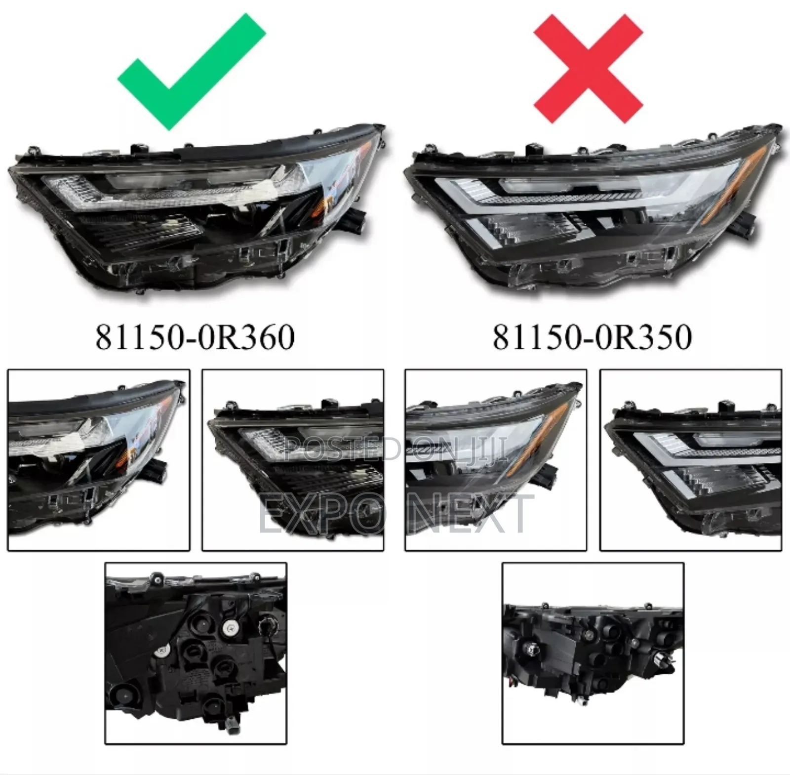 Toyota Rav4 Head Lights 2016-2020