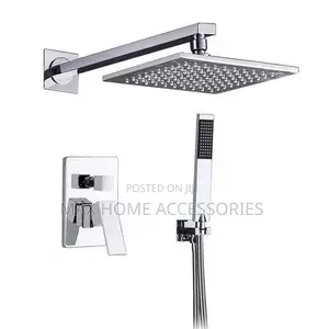 Silver Concealed Shower