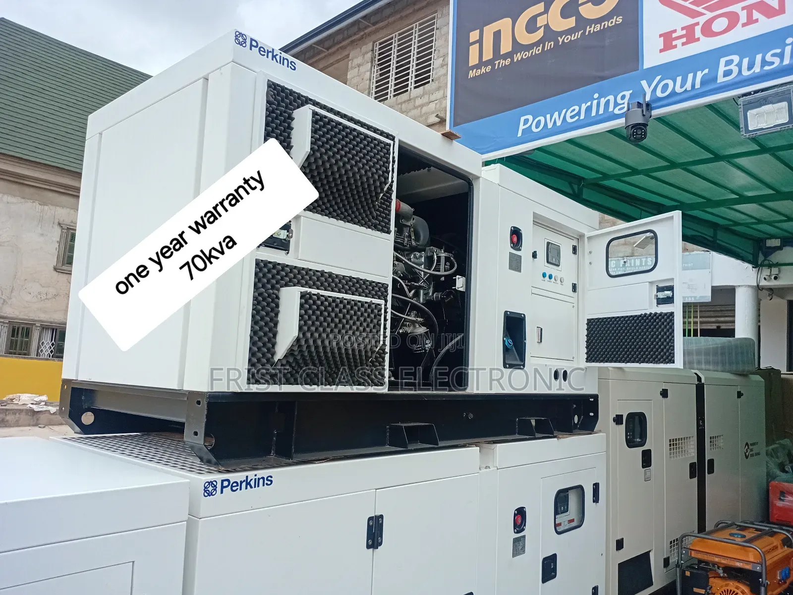 Energetic Start 70kva Silent Diesel Generator