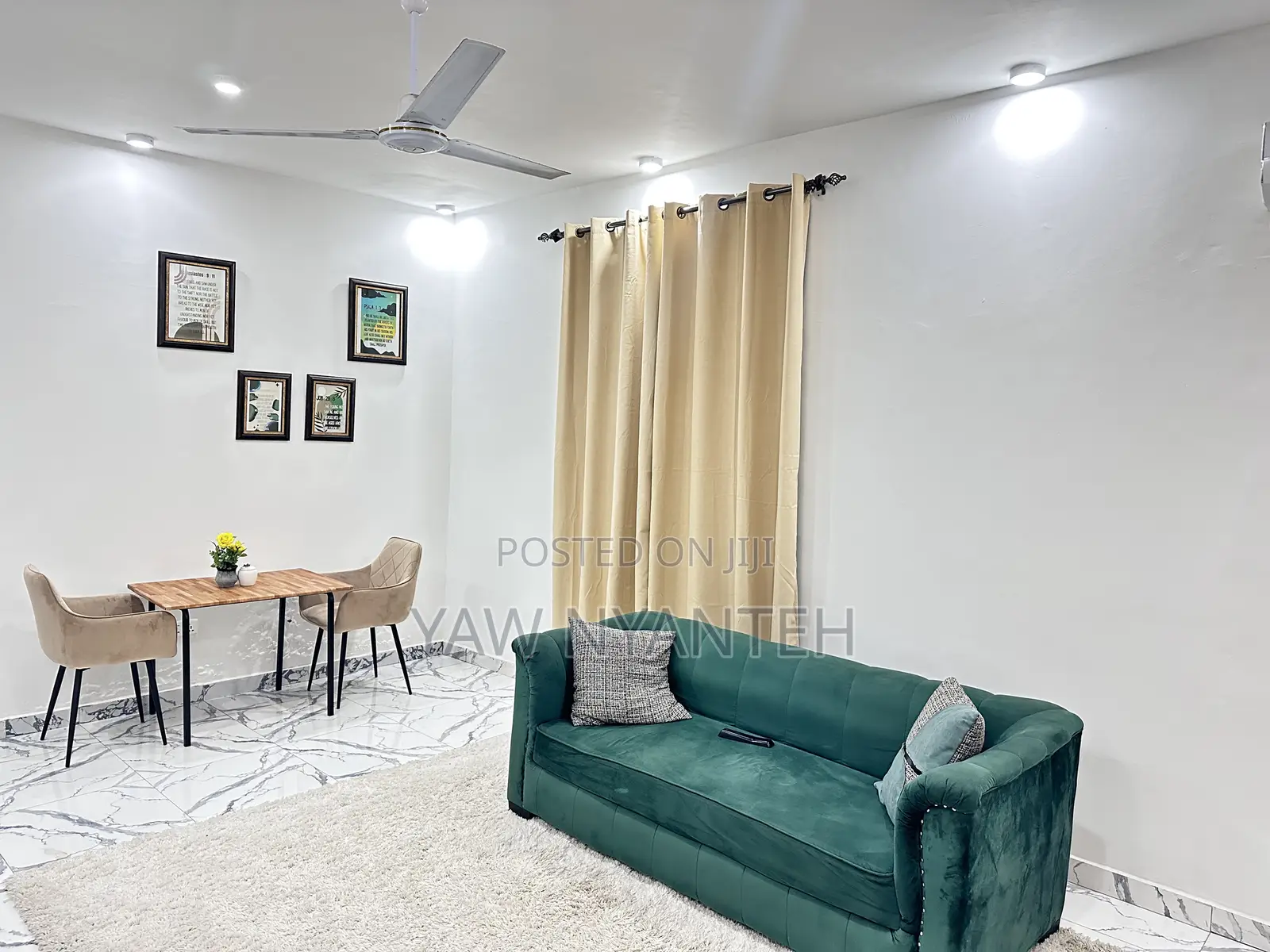 Furnished 1bdrm Apartment in La Nyanteh Apartment, East Legon for rent