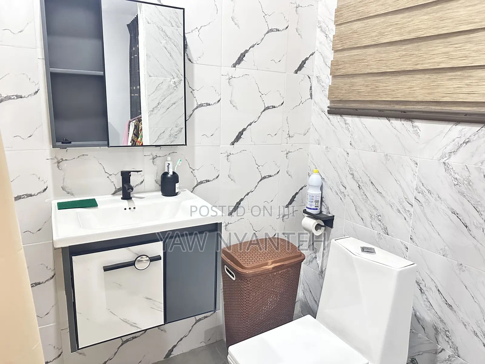 Furnished 1bdrm Apartment in La Nyanteh Apartment, East Legon for rent