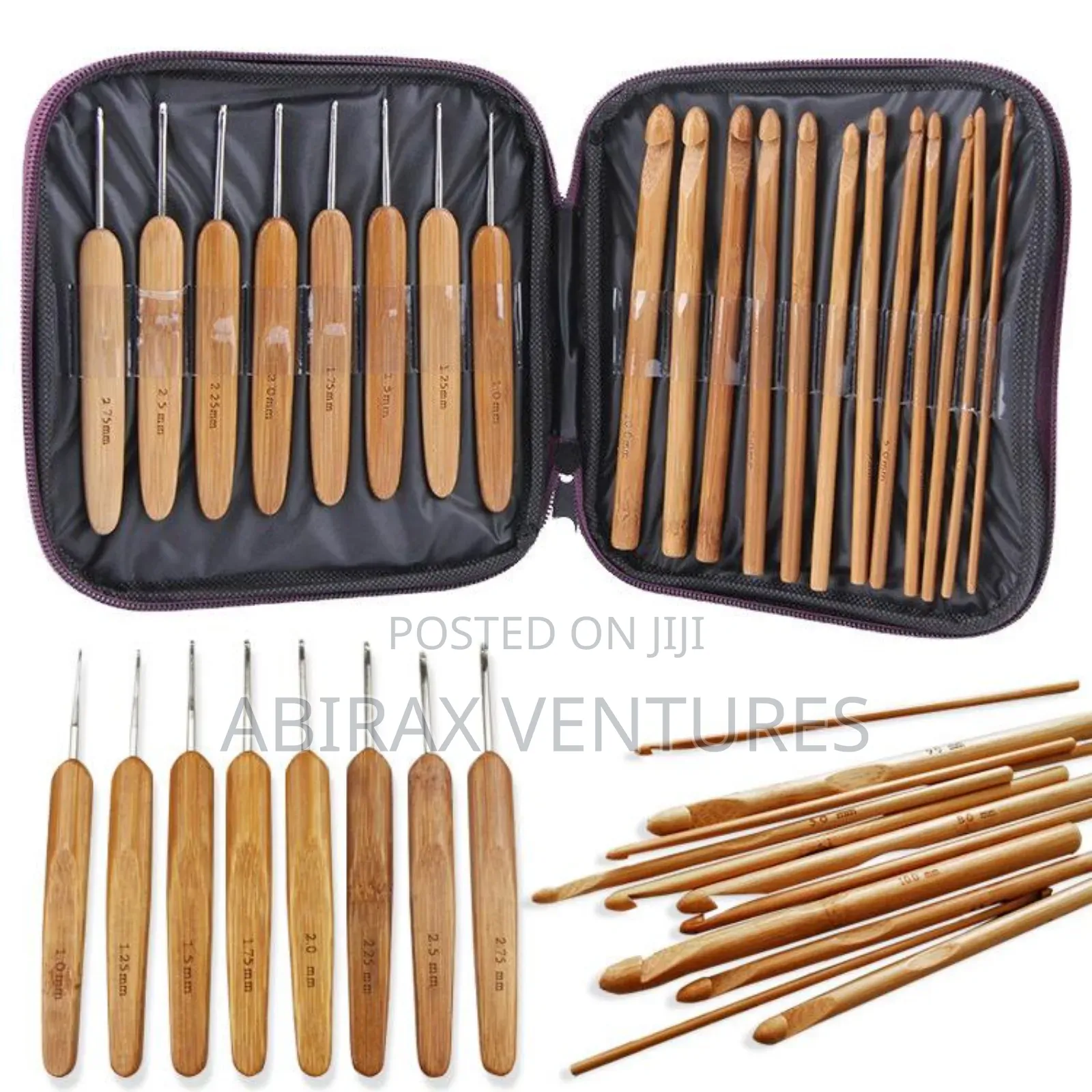 Crochet Bamboo Set