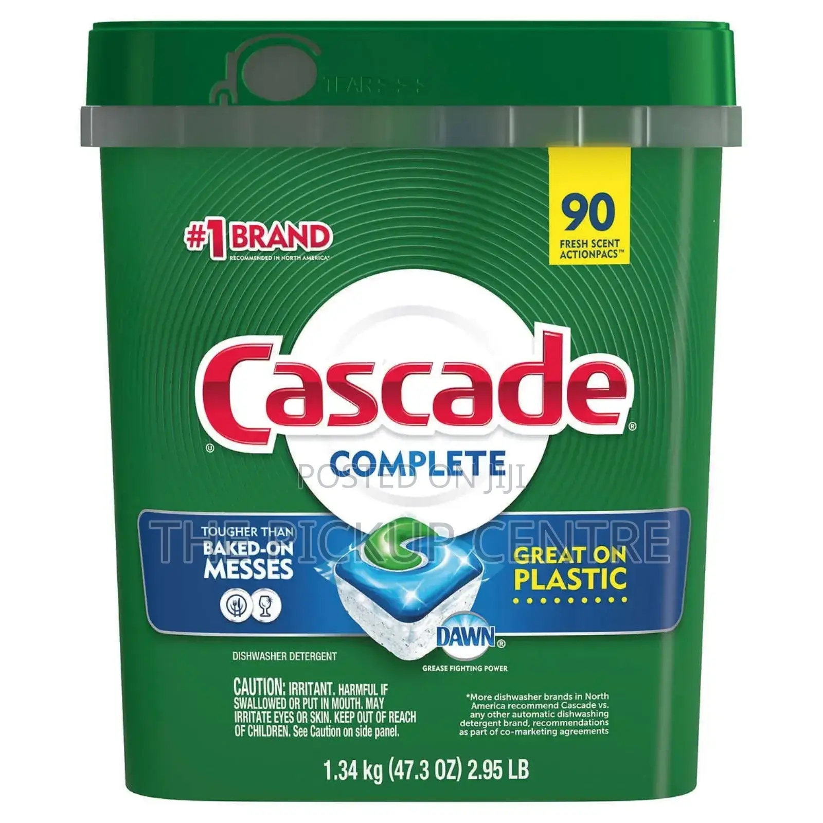 Cascade Complete Dishwasher Detergent Actionpacs, 90 Count